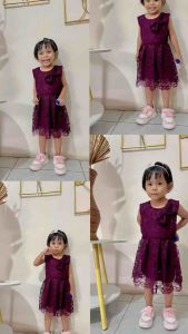 KEBAYA BROKAT ANAK PEREMPUAN/DRESS BROKAT ANAK PEREMPUAN/KEBAYA BROKAT ANAK CANTIK/KEBAYA BROKAT PITA ANAK