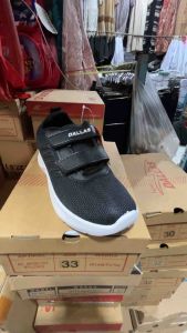 Sepatu dallas mascot velcro sepatu sekolah
