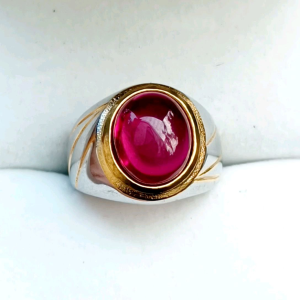 CINCIN BATU MERAH SIAM BANGKOK RING TITANIUM