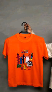 Baju ANAK Kaos ANAK NUMBER BLOCKS