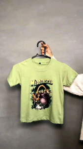 Madagascar Park Zoo Kaos Anak Laki-laki Perempuan Cotton Combed 30s