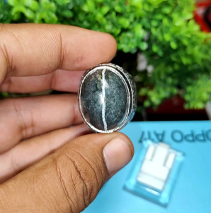 akik pamor kendit badar besi lengket magnet