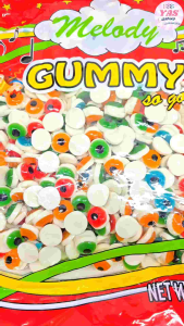2.5kls MELODY GUMMY EYEBALL CANDY/loot bag fillers /paninda /giveaways/party favors.