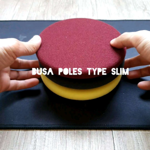 Busa Poles Mobil 6 inch untuk Tatakan 5 inch Model SLIM Busa Bagus
