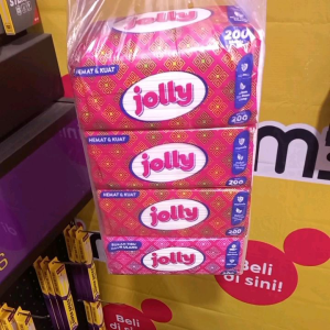 (Paket 8 Pcs) Tissu Jolly 2 ply 200 Sheet Ekonomis 8 Pack Tisu Jolly Facial Tissue 2ply 200sheet 8pack Tisu Wajah Termurah