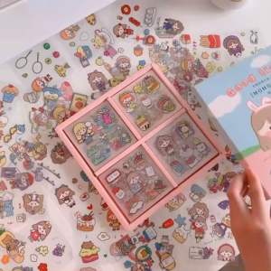 Cute Stickers Gift Box Set Waterproof 100pcs