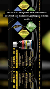 FURAXIN POLIOXIN B 10 g/l Fungisida.cegah dan atasi Patek Cabe / Cabai