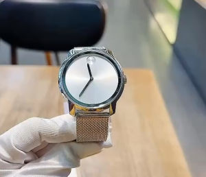 ĐỒNG HỒ NAM CHÍNH HÃNG Movado Bold 3600260 Quartz White Dial Silver Stainless Mesh For Men