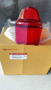 ชุดฝาไฟท้าย+เลี้ยว WAVE-110 I ( 2019) (แดง/ใส) 4024-102-ZDR HMA อะไหล่ทดแทน 1 ชิ้น