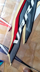 Striping Original Honda Vario 125 Hitam Tahun 2022 & 2023