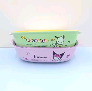 PIRING MAKAN IMPORT SANRIO / PIRING LAUK KUROMI / MANGKOK POCHACCO
