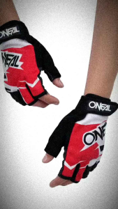 Sarung Tangan Motor Pria Racing Half Finger Gloves Setengah Jari Anti Slip Motorcross Trail Biker