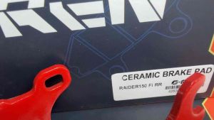 G-REN CERAMIC BRAKE PAD FOR RAIDER 150 Fi RR