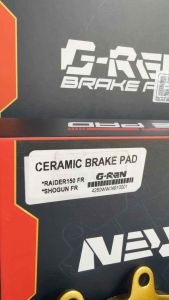 G-REN CERAMIC BRAKE PAD FOR RAIDER 150 FR/SHOGUN FR