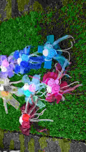 Bunga Corsage Perkhawinan Hantaran Decoration / 1 Pcs Bunga Rozet Perkhawinan Hantaran / L 14cm x W 13cm Bunga Corsage Perkhawinan Decoration / DIY Decoration Bunga / Bunga Hiasan Pelamin Perkhawinan Hantaran Decoration.