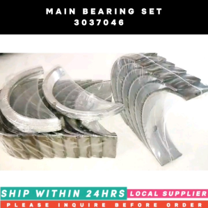 3037046 MAIN BEARING SET 3801260 3030221 3030216 [DAPAT MAG-INQUIRE BAGO MAG-ORDER PRE-ORDER LANG] FOR CUMMINS