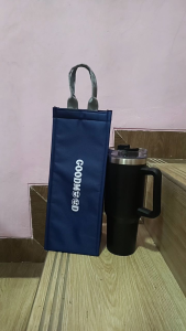 Tas Tumbler/Mug Jumbo 2 liter Tempat Botol Minum sekolah kerja Kuliah Traveling Liter Tas Souvenir tote thermal berlapis aluminium foil