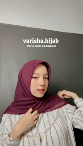 Hijab segiempat PARIS JADUL BREN PARISA ORI.
