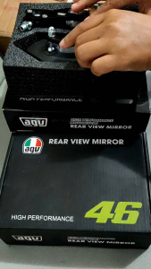 Spion Motor New Koso Segilima Variasi Black Series Kaca Putih AGV Universal - Pjm BD Store