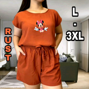 PLUS SIZE TERNO SHORT WITH HIGH QUALITY PRODUCT FIT XL-3XL COTTON SPANDEX