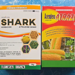 Assorted Atrazine 80WP Herbicide for Corn Sorghum Sugarcane Sweet Corn - 1Kg Shark Texicon and Asendero RNE