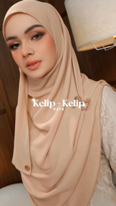 Hijabs and Such Lady Warda Crochet instant shawl premium korean chiffon by Mootiara