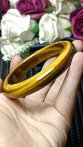 Natural Crystal Golden Tiger Eye Bangle 58mm+- 天然强光黄金虎眼 天然无优化处理 手镯 58mm+-