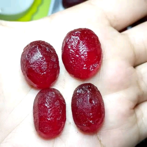 Batu cincin meteor catam bahan merah siam murah