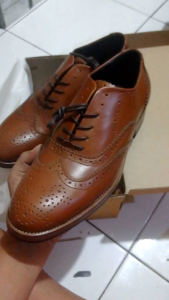 SEPATU PRIA ATASAN KULIT SOL KULIT