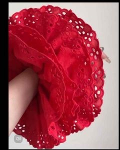 Dây Buộc Tóc 4 lớp Cotton Nguyên Chất Phối Ren Handmade Đa Năng Phong Cách Lolita Thời Trang Cho Nữ