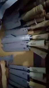 sabit rumput ranting bambu dan pisau cacah asli Madura