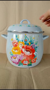 Panci Aladin premium jumbo 26cm/Dutch oven/panci masak enamel/Stock Pot