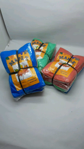 6pcs (1/2lusin) Jas Hujan Maple/Ocean Setelan Jacket Celana Jas Hujan Tebal Mengkilap