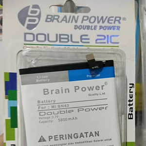 Batre DOBEL POWER Xiaomi Note 4X BN43 / Batu Batre Battery Double Power Xiaomi Redmi Note 4X BN43