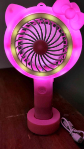 Kipas Tangan karakter Portable Kipas Genggam Lucu Kipas Meja Kipas Baterai Gemes Kipas Unik