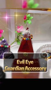 Various round beaded five-element multi-treasure bracelets paired with evil eye lucky charm bracelets