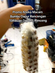 Paket Usaha Ekonomis 30 Renceng Bumbu Masak Kering Campur Lada Kemiri Merica Asam Jawa Terasi Masakan Rempah Bahan
