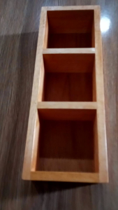 Kotak Sekat Kayu Mahoni 28×10×5 Cm Kotak serbaguna Kayu Mahoni Box Kopi Sachet Box Pernak Pernik Kayu Mahonj
