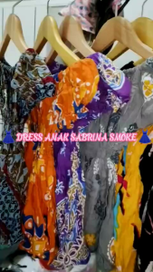 Dress anak sabrina NEW 2-5 thn