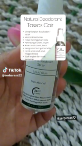 DEODORANT TAWAS NATURAL CALLUM CAIR PENGHILANG BAU BADAN ORGANIK