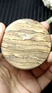 America Natural Picture Jasper Stone Pendant (Natural Pattern- mountain view) 天然美国图画石吊坠