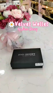 Velvet Wallet Jimshoney Dompet Wanita (free box)