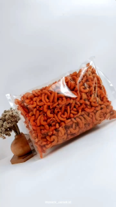 SNACK KILOAN MAKARONI BANTET PEDAS MANIS 500 GRAM | CEMILAN MURAH MAKASSAR