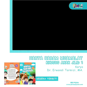 Buku Harta Haram Muamalat Jilid 1-4 (Khusus Anak) - Perisai Quran