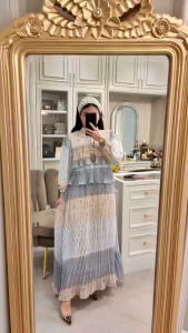 Gamis Plisket 2 Layer: Pilihan Elegan & Nyaman