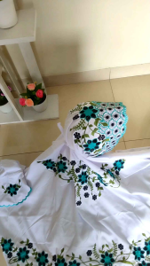 Mukena Terusan Dewasa Putih Mukenah Lajuran Lajur Bordir Mukena Langsungan Jumbo terbaru Bordiran Kudusan Premium Grosir Lebih Murah Mukena Pondok Pesantren Polino Silk Katun