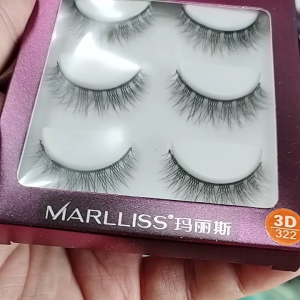 เบอร์ 322 ขนตาปลอม กล่องม่วง สวยๆ พิมพ์นิยม