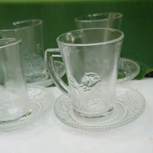 Paket Gelas Kopi 12pcs: Cangkir Teh & Cangkir Kopi Set