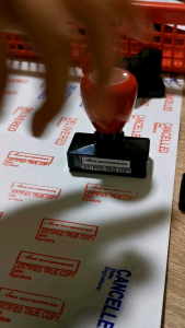 Company Stamp for Business Office FREE INK REFILL