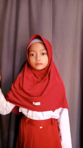 Bergo Jilbab Instan Anak Sekolah Size S